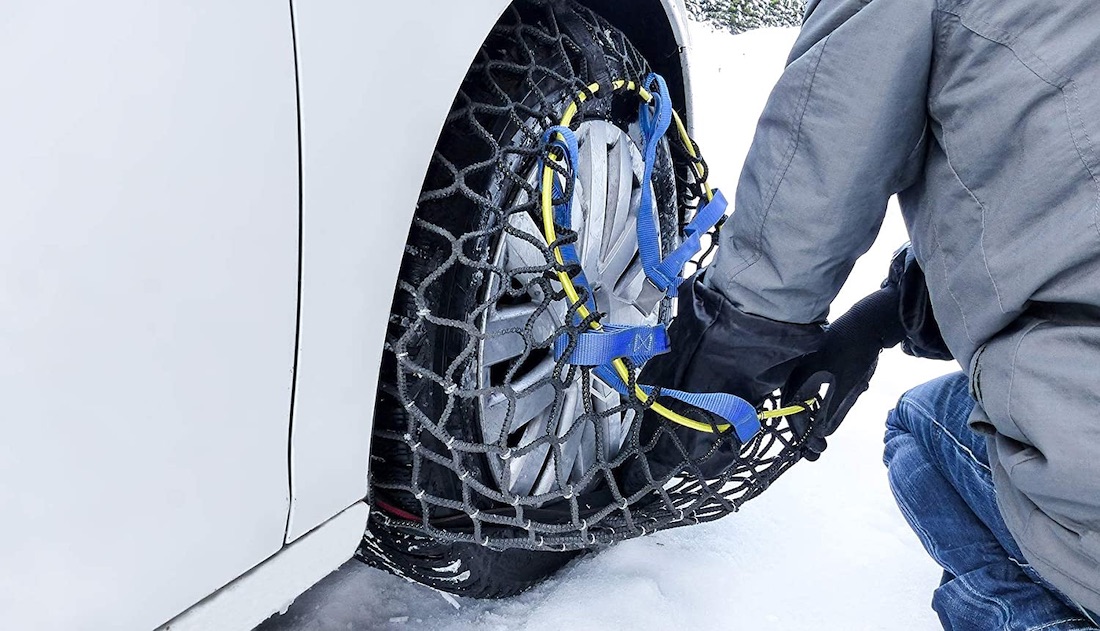 Chaînes à neige en métal, chaîne à pneus pour voitures